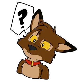 Telegram sticker ❓ Default @TkCoyote 2