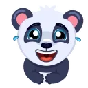 Sticker 😂 Panda Amanda