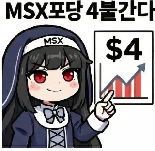 Video sticker 📈 MSX포당 4불간다