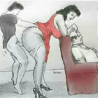 Video sticker 😺 @cuckold_bull cartoon