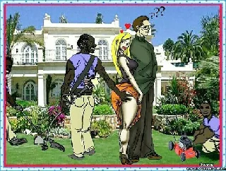 Telegram sticker 💚 @cuckold_bull cartoon