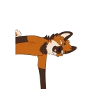 Sticker 👇 Maned Wolf Stickers by Pulex