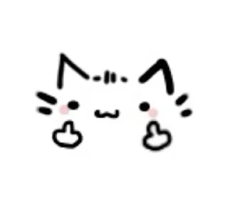 Telegram sticker 🖕 little kitty <3 (@BerryL4dy)