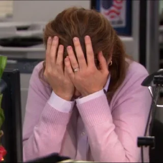 Telegram sticker ☹️ The Office | @TheOfficeStickers