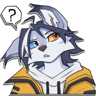 Telegram sticker 🤨 Sky & Quetz