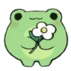 Sticker 🌼 ⊹ 𝕗𝕣𝕠𝕘𝕤 |꒱  𝑏𝑦 @leechinys