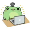 Sticker 🧑‍💻 ⊹ 𝕗𝕣𝕠𝕘𝕤 |꒱  𝑏𝑦 @leechinys
