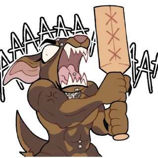 Telegram sticker 😡 Junk_StikersPack