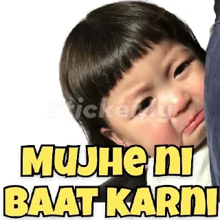Video sticker 😒 Chomu kidz ke memes @r_squared_rishabh — @stckrR