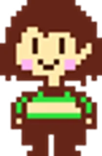 Sticker ❤ chara – undertale || @Charq1