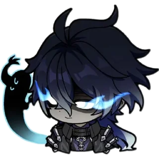 Video sticker 😈 flins [ @Qanshan_Stickers ]