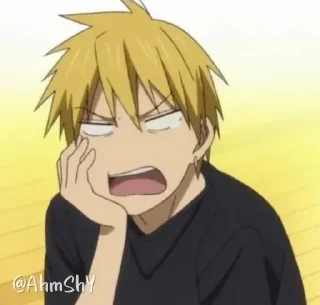 Telegram sticker 🏀 - ᗷY @ahMshY 𓉮 . Kise Ryouta