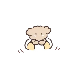 Telegram sticker 💭 - щеночек!! 💭 @CutestStickers)