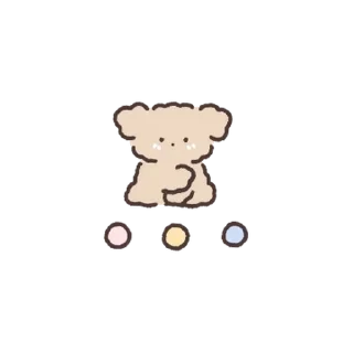 Telegram sticker 💭 - щеночек!! 💭 @CutestStickers)