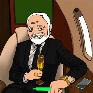 Telegram sticker 🤣 Hide the $PAIN - @painogcto