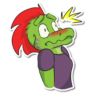 Telegram sticker 😳 Aww, Feathers! - Ine