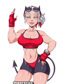 Telegram sticker 😏 helltaker hent @hentstick