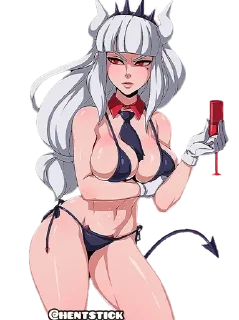 Telegram sticker 🥰 helltaker hent @hentstick