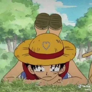 Telegram sticker 😔 قروب مانجا ون بيس