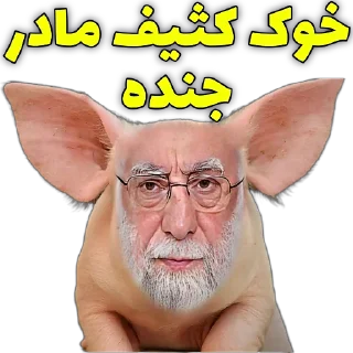 Telegram sticker 🐷 @khameneikosmadareet