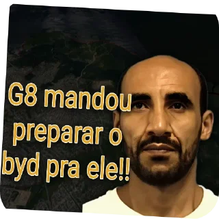 Telegram sticker 💇 Central Das Favelas RJ 🇧🇷 (EQUIPE G8 👑)