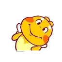 Telegram sticker 🙂 QooBee Agapi- @MochaStickers