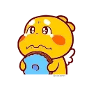 Telegram sticker 😢 QooBee Agapi- @MochaStickers