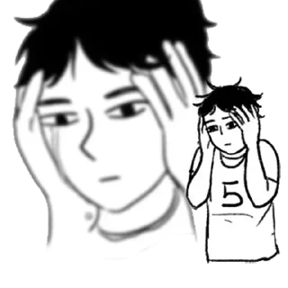 Телеграм стикер 😞 Van's Sticker Pack