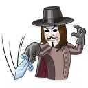Video sticker 😠 Guy Fawkes