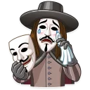 Video sticker 😢 Guy Fawkes