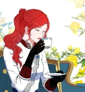 Video sticker 🍵 Йелдрия Виолетта Сесилия