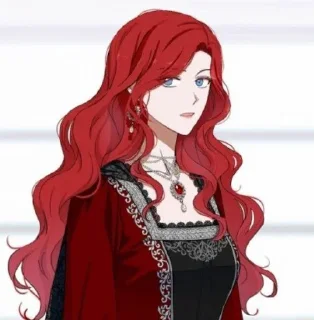 Telegram sticker ❓ Йелдрия Виолетта Сесилия