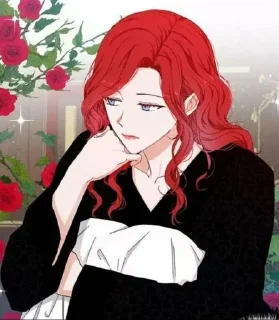 Telegram sticker 😔 Йелдрия Виолетта Сесилия