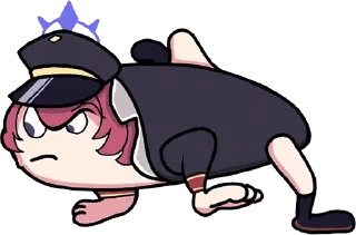 Telegram sticker 😠 棗イロハ packed by @tsugumi42