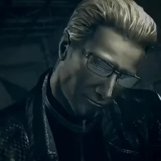 Video sticker 😎 Albert Wesker | via @StickedApp_bot