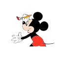 Sticker 🙂 Mickey Mouse🐭-@MochaStickers