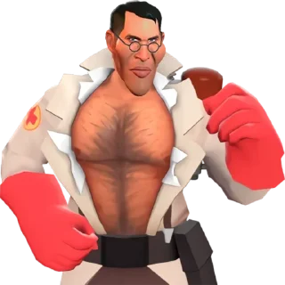 Telegram sticker 🔞 Титьки медика