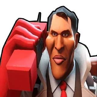 Telegram sticker ☎ Титьки медика
