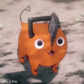 Video sticker 😀 Человек бензопила