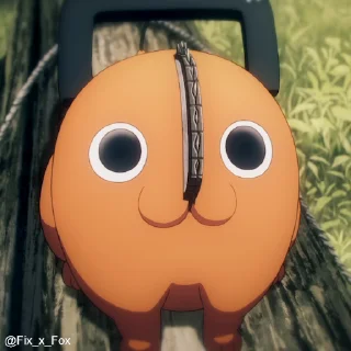 Video sticker 😀 Человек бензопила