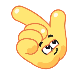 Telegram sticker 😏 Hands for Friends