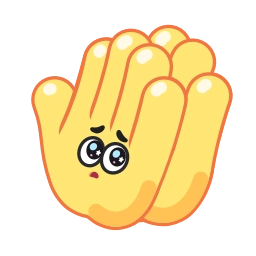 Telegram sticker 🙏 Hands for Friends