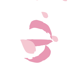 Sticker 🌸 Dancing Sakura @InkByBelariana
