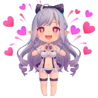 Telegram sticker 🫶 ВИВИАН ОТ @MOZG_BANBOO