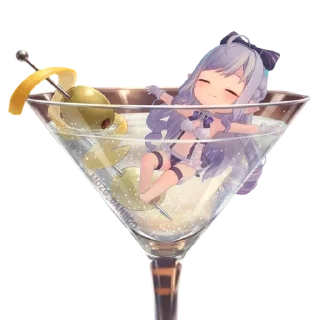 Telegram sticker 🍸 ВИВИАН ОТ @MOZG_BANBOO