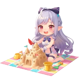 Telegram sticker 🏰 ВИВИАН ОТ @MOZG_BANBOO