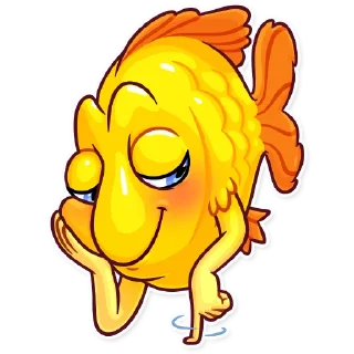 Telegram sticker ☺️ Gold Fish