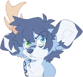 Sticker 🤨 Sio the One Horned Stag