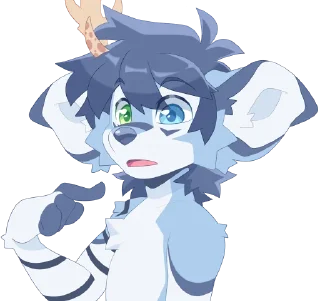 Telegram stiker 👉 Sio the One Horned Stag