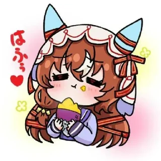 Telegram sticker 🍟 Still In Love @umamusume_stickers